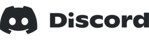 Discord LogoWordmark Black